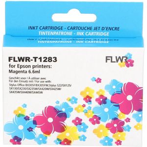 FLWR - T1283 - Inktcartridge - Magenta - Huismerk