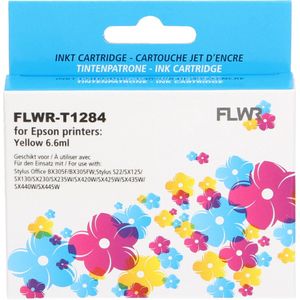 FLWR - Inktcartridge - Geel - Geschikt voor Epson - 6,6 ml