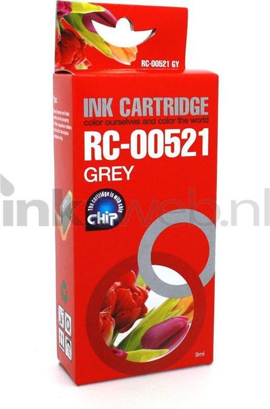 Huismerk - Canon CLI-521GY - Inktcartridge - Grijs - Compatible