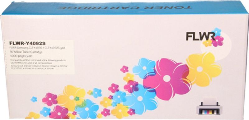 FLWR - CLT-Y4092S - Toner - Geel - Huismerk (compatible) - Inhoud 1000 Afdrukken