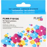 FLWR - Inktcartridge / 18XL / Cyaan - geschikt voor Epson