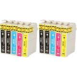 FLWR - Epson 18XL Multipack - Inktcartridge - Zwart en Kleur - Huismerk