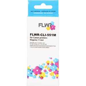 FLWR - CLI-551XL - Inktcartridge - Magenta - Huismerk (compatible)