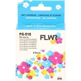 FLWR Canon PG-510 zwart (FLWR-PG510BK) - Inktcartridge - Huismerk (remanufactured)