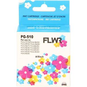 FLWR - Inktcartridge / PG-510 / Zwart - Geschikt voor Canon