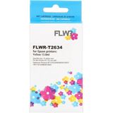 FLWR Epson 26XL geel (FLWR-T2634) - Inktcartridge - Huismerk (compatible)