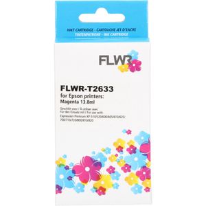 FLWR Epson 26XL magenta (FLWR-T2633) - Inktcartridge - Huismerk (compatible)