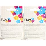 FLWR - Inktcartridge / 301XL 2-pack Zwart en Kleur - Geschikt voor HP