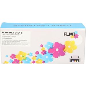 FLWR - MLT-D101S - Toner - Zwart - Geschikt voor Samsung
