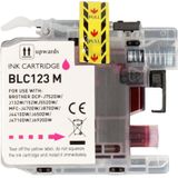 FLWR Brother LC-123 magenta (FLWR-LC123M) - Inktcartridge - Huismerk (compatible)