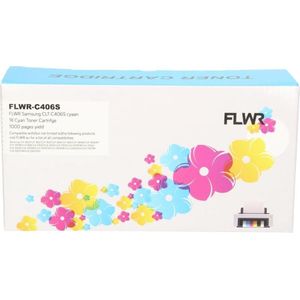 FLWR - CLT-C406S - Toner - Cyaan - Huismerk (compatible)