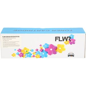 FLWR - HP 128 - Toner - Geel - Huismerk (compatible)
