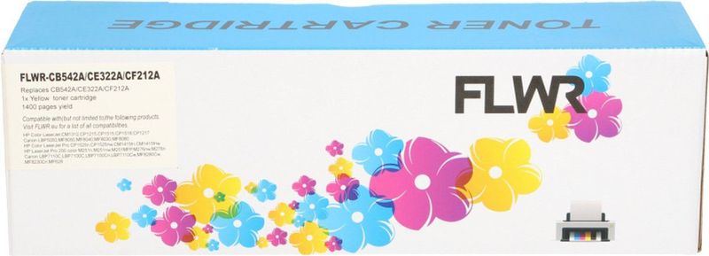 FLWR HP 128 geel (FLWR-CE322A) - Toners - Huismerk (compatible)
