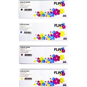 FLWR - Toners / Xerox Phaser 6500 / 6505 / zwart en kleur / Geschikt voor Xerox
