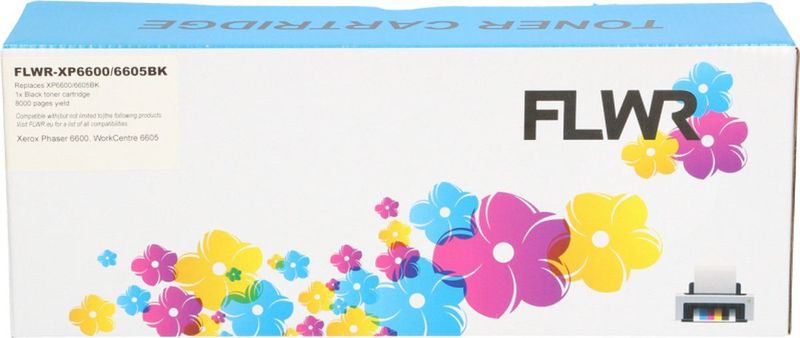 FLWR - FLWR-6600BK - Toner - Zwart - Compatible XXL