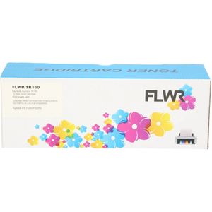 FLWR - Kyocera Mita TK-160 - Toner - Zwart - Huismerk (compatible)