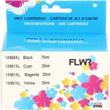 FLWR - Cartridges / HP 950XL / 951XL 4-pack / Zwart en Kleur / Geschikt Voor HP