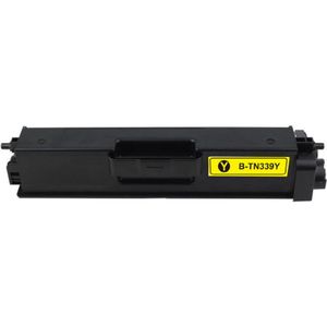 Huismerk - Brother TN-900Y - Toner - Geel - Compatible