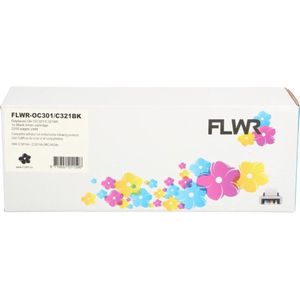 FLWR - Toner - Zwart - Geschikt voor Oki C301 / C321 - 2200 Pagina's