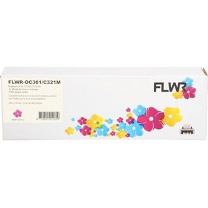 FLWR - Toner - C301/C321 - Magenta - Geschikt voor Oki