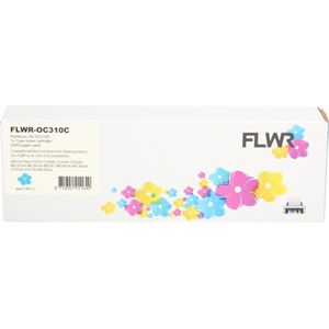 FLWR - Toner - Cyaan - Geschikt voor Oki - Bereik 2000 Pagina's