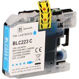FLWR - LC-223C - Inktcartridge - Cyaan - Huismerk - Ruim 40% Meer Inhoud