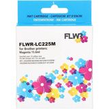 FLWR - LC-225XLM - Inktcartridge - Magenta - Compatible XXL