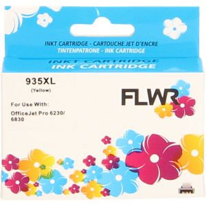 FLWR - Inktcartridge - Geel - Geschikt voor HP - 15ml - 1300 pagina's