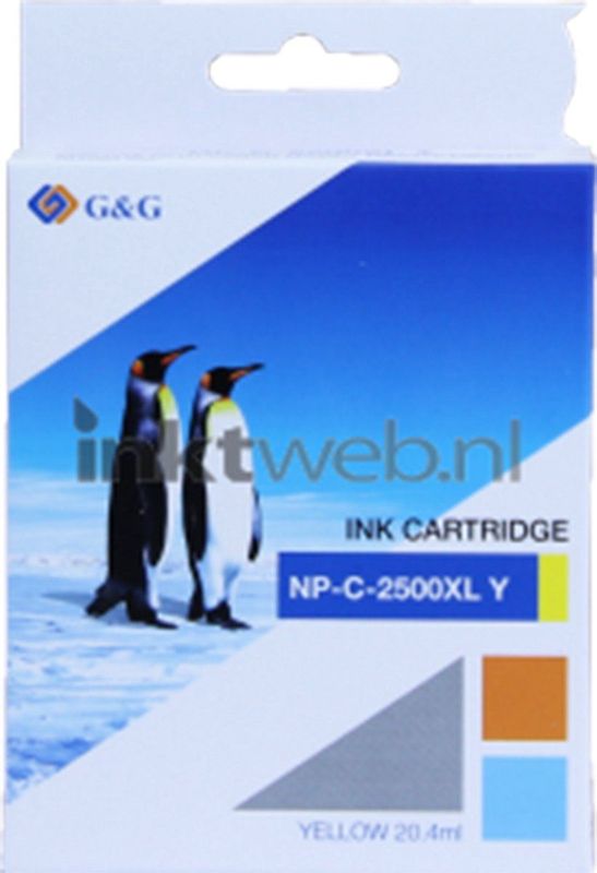 FLWR - PGI-2500XL - Inktcartridge - Geel - Compatible XXL