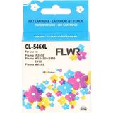 FLWR - Inktcartridge / CL-546XL / Kleur - Geschikt voor Canon