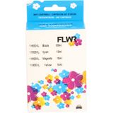 FLWR - Inktcartridge / 920XL / 4-pack Zwart en Kleur - Geschikt voor HP