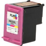 FLWR HP 62XL kleur (FLWR-C2P07AE) - Inktcartridge - Huismerk (remanufactured)