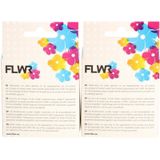 FLWR - Inktcartridges / 62XL / 2-pack Zwart en Kleur - Geschikt voor HP