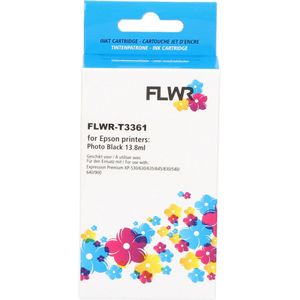 FLWR - Epson 33XL - Inktcartridge - Zwart - Huismerk - 12 ml