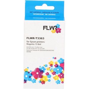 FLWR - Epson 33XL - Inktcartridge - Magenta - Huismerk - 12 ml