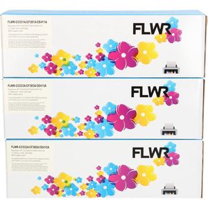 FLWR - Toner / 305A / 3-pack kleur - Geschikt voor HP