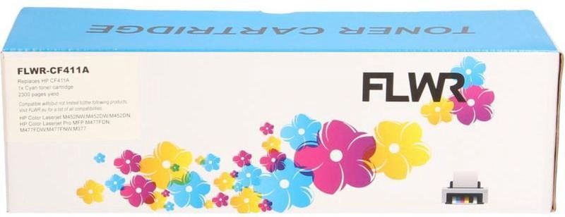 FLWR - Toners / HP 410A / cyaan / Geschikt voor HP