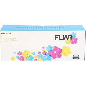FLWR - HP 410X - Toner - Cyaan - Compatible XXL