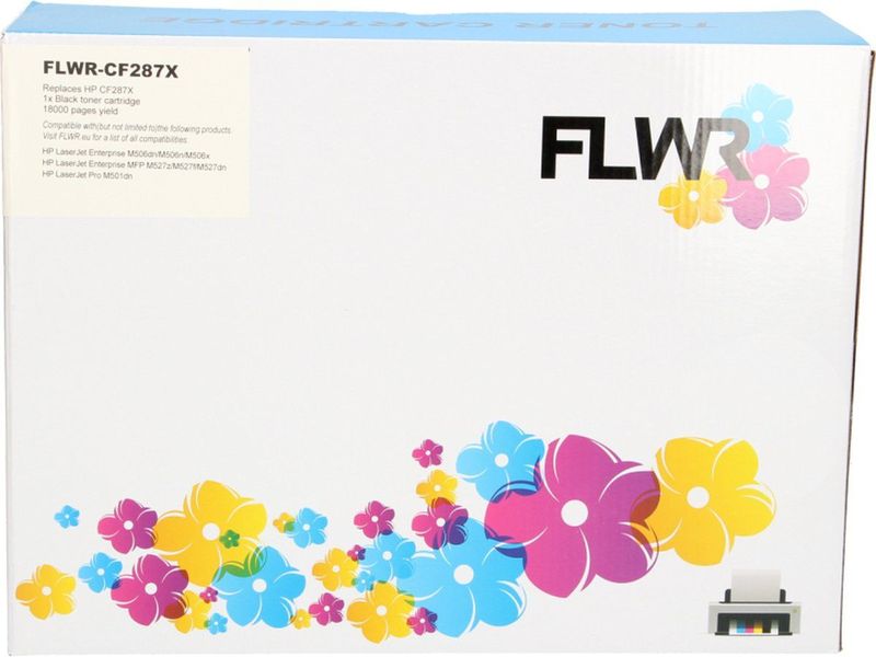 FLWR - Toner / 87a / Zwart - Geschikt voor HP