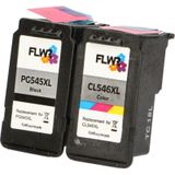 FLWR - Cartridges / Canon PG-545XL / CL-546XL Multipack / zwart en kleur / Geschikt voor Canon