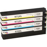 Huismerk - 970 / 971XL - Multipack Inktcartridge - Zwart en Kleur - Remanufactured