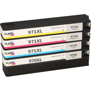 Huismerk HP 970 / 971XL Multipack zwart en kleur (RE-MP-971XL) - Inktcartridge - Huismerk (remanufactured)