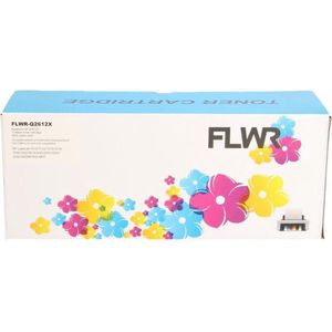 FLWR - Toner - Zwart - 12X - Geschikt voor HP