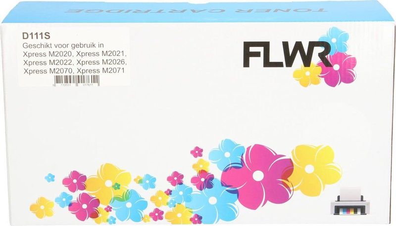 FLWR Samsung MLT-D111S zwart (FLWR-MLT-D111S) - Toners - Huismerk (compatible)