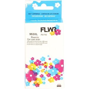 FLWR - Inktcartridge / 953XL / Magenta - Geschikt voor HP