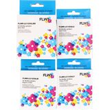 FLWR - LC-129XL Multipack - Inktcartridge - Zwart en Kleur - Huismerk