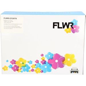 FLWR - Toner - Zwart - Geschikt voor HP 87X - 18000 Pagina's