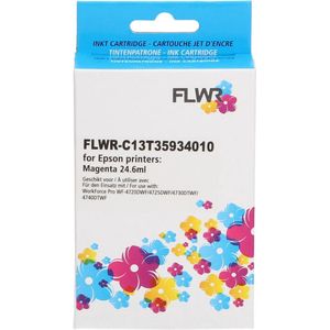 FLWR - C13T3593 - Inktcartridge - Magenta - Huismerk