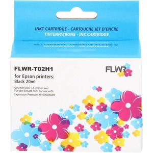 FLWR - Epson 202XL - Inktcartridge - Zwart - Huismerk (compatible)