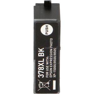 FLWR - Epson 378XL - Inktcartridge - Zwart - Huismerk (Compatible)